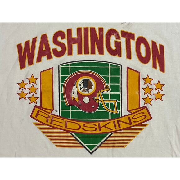 Vintage Washington Redskins NFL Shirt – Size Small, 21x27 Quarter Sleeve 90s Era - Picture 8 of 10